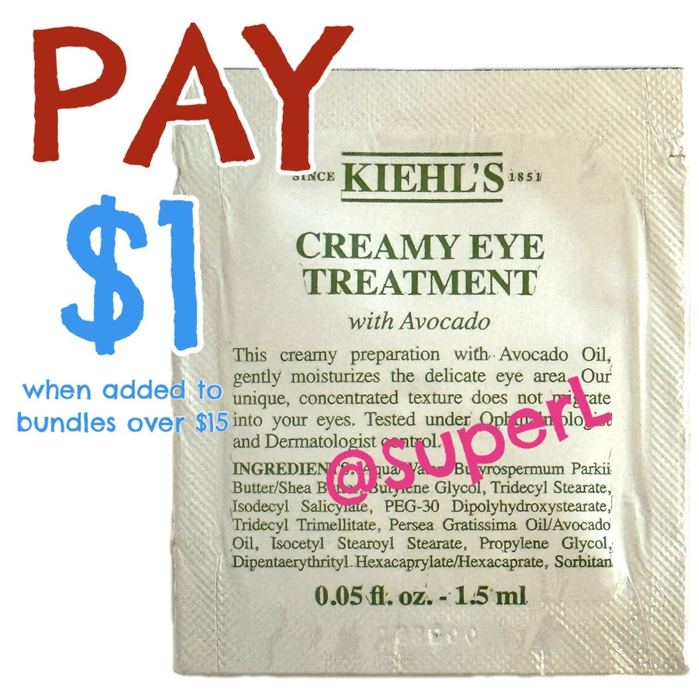 $1 NEW Kiehl's Creamy Eye Treatment with Avocado